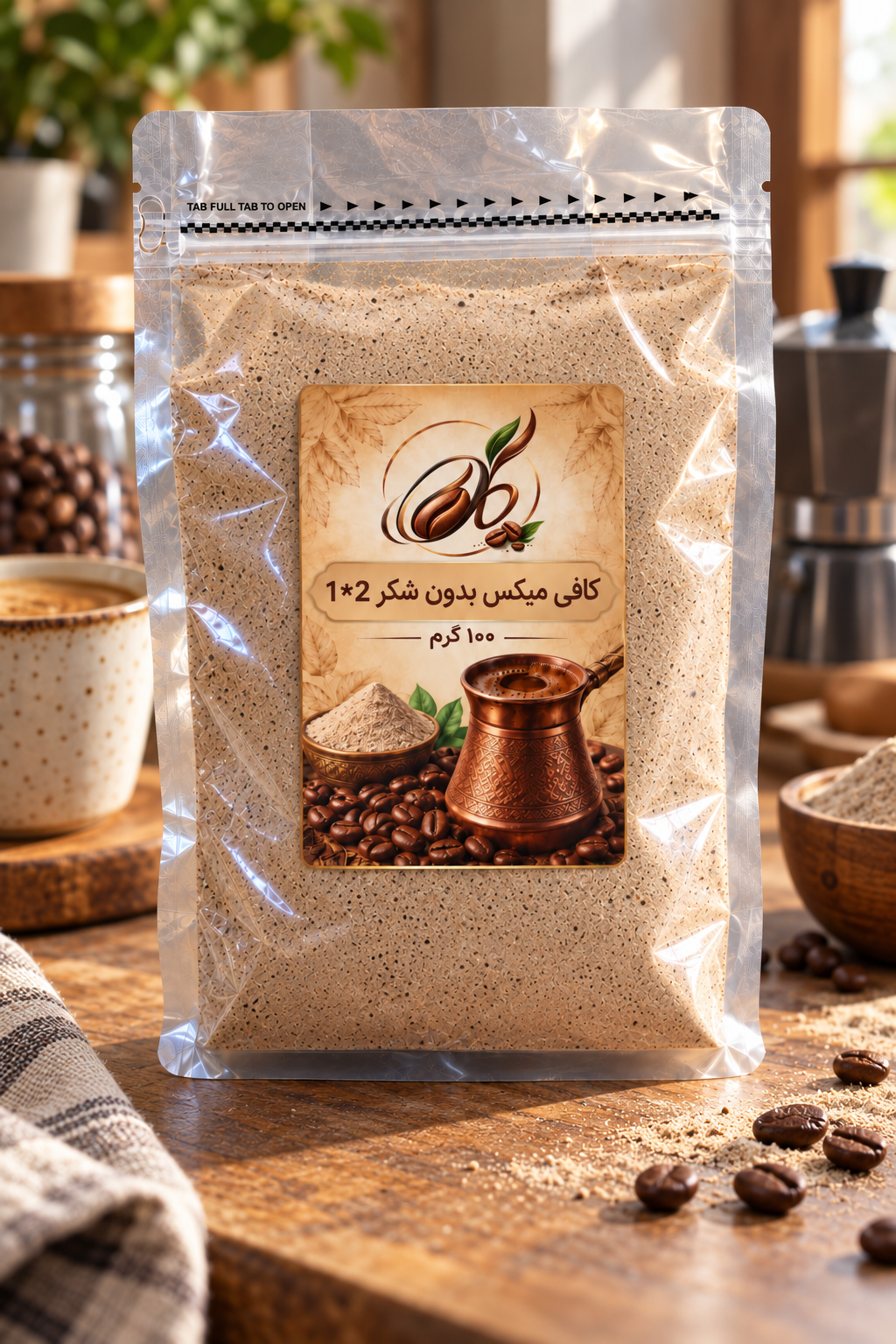 کافی میکس بدون شکر 1*2